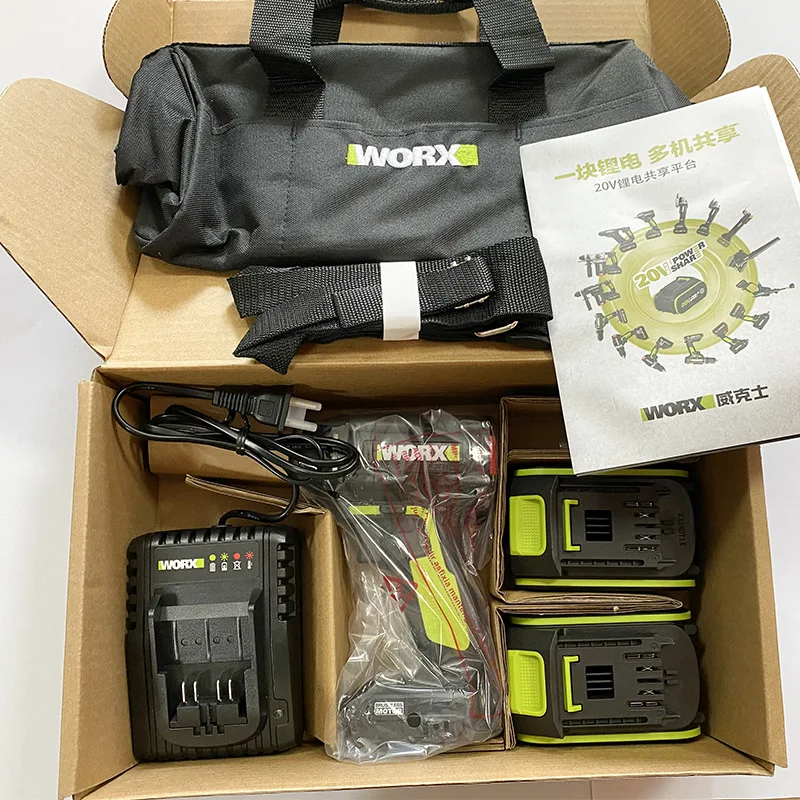 Ударный гайковерт WORX WU279 портативный бесщеточный перезаряжаемый с литиевой