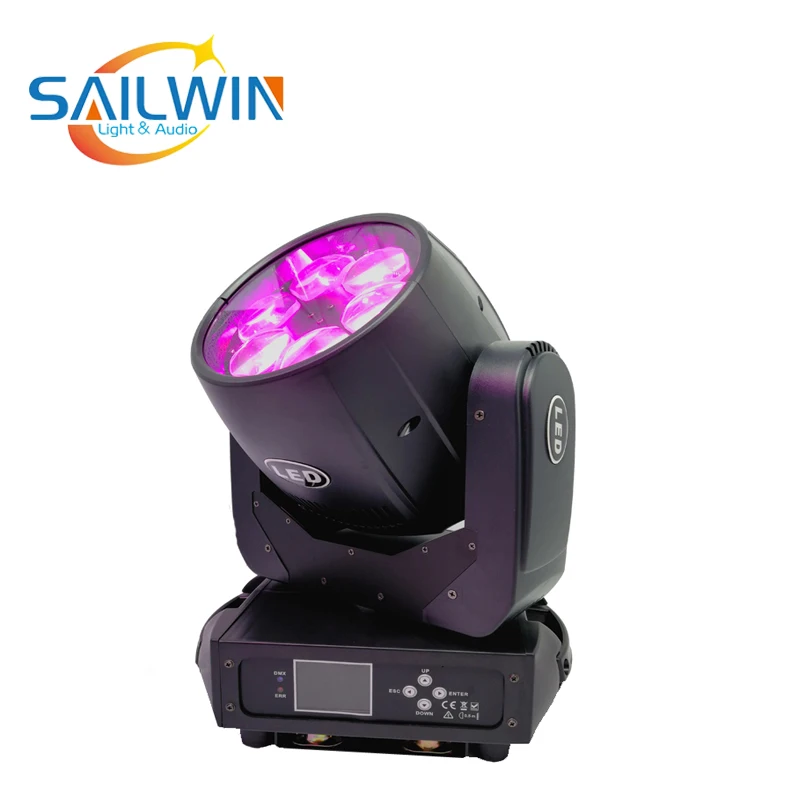 Мини пчелиный глаз Zoom Wash 6x40 Вт RGBW 4 в 1 DMX DJ light s сценический светодиодный подвижный