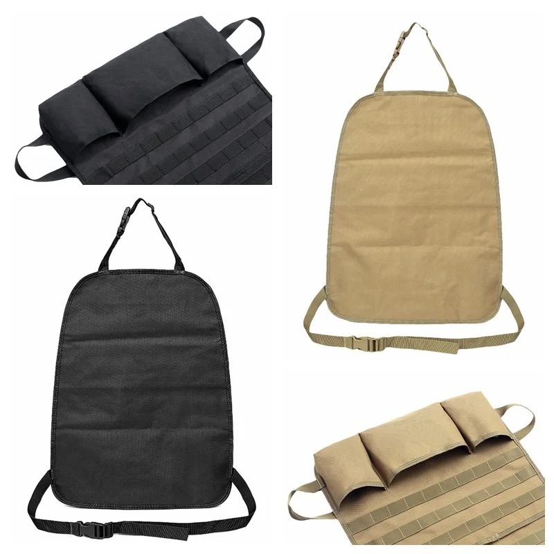 

Tactical Car Seat Back Bag MOLLE Organizer Vehicle Panel Pouches Bags Seat Fit Cover Protector Universal Hunting