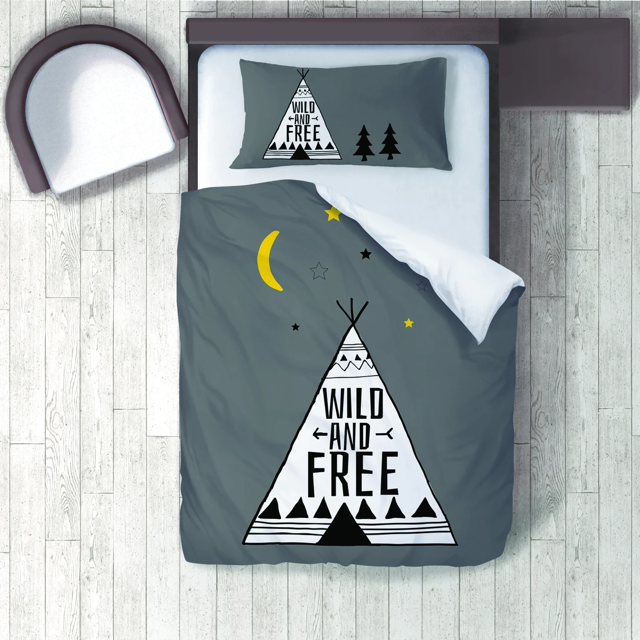 

Duvet Cover Set 3D Printing 100% Cotton Satin Kids Room Personalized Custom Name Custom Design Pillowcase Duvet Cover Bed Sheet