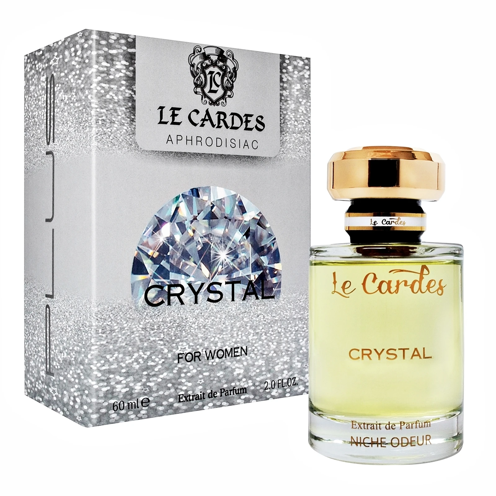 Le Cardes Plus Crsytal афродизиак экстракт парфюма 60 мл женские парфюмы от AliExpress RU&CIS NEW