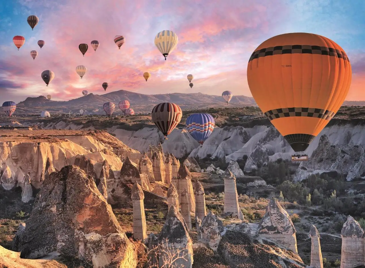 

Trefl Puzzle Balloons Over Cappadocia 3000 Piece Jigsaw Puzzle for adults fun gift toys wall ornament