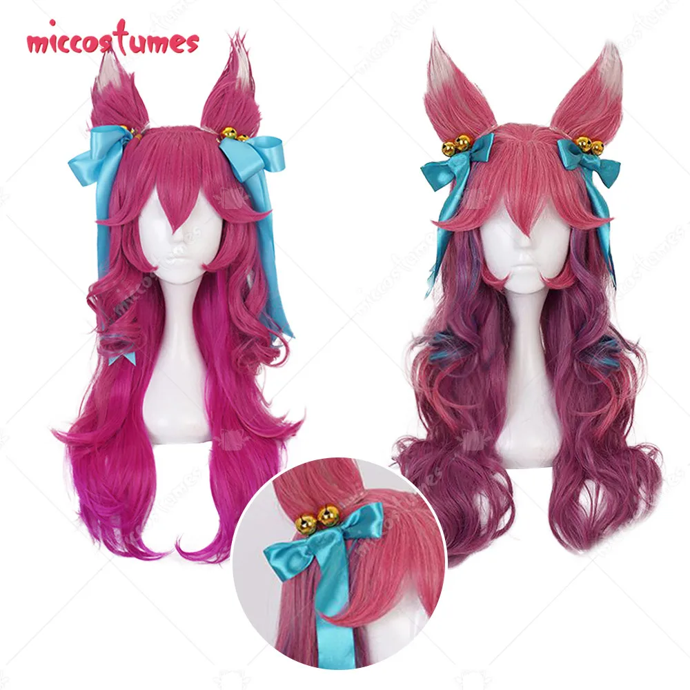 

Spirit Blossom Festival Ahri Cosplay Pink Long Wig