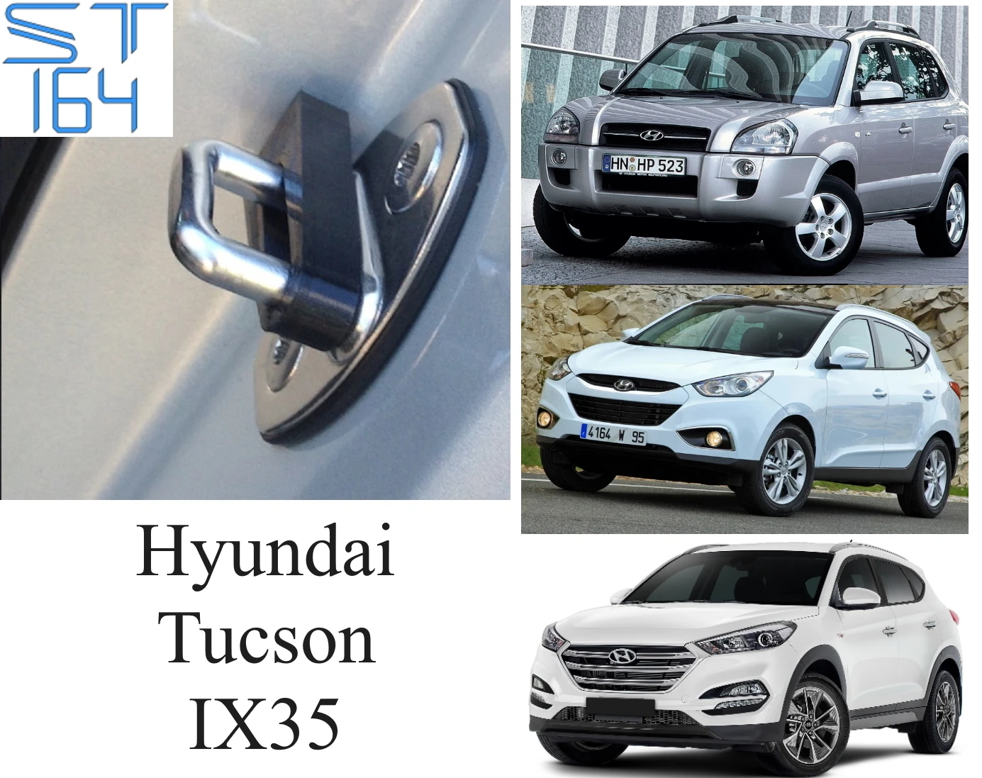 Демпферы замков дверей Hyundai Tucson | Автомобили и мотоциклы
