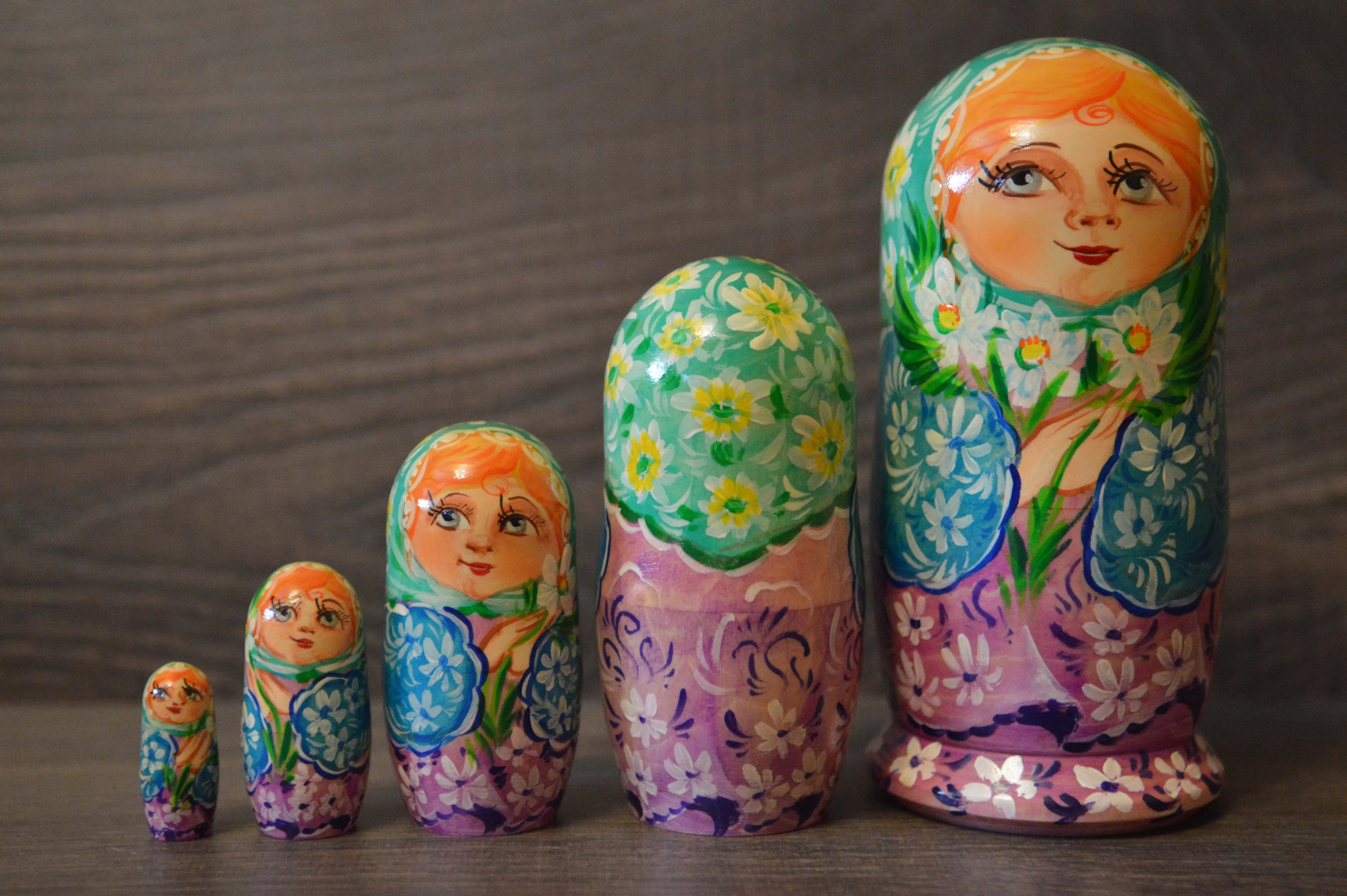 Russian matryoshka-grandmother Author's hand-painted |