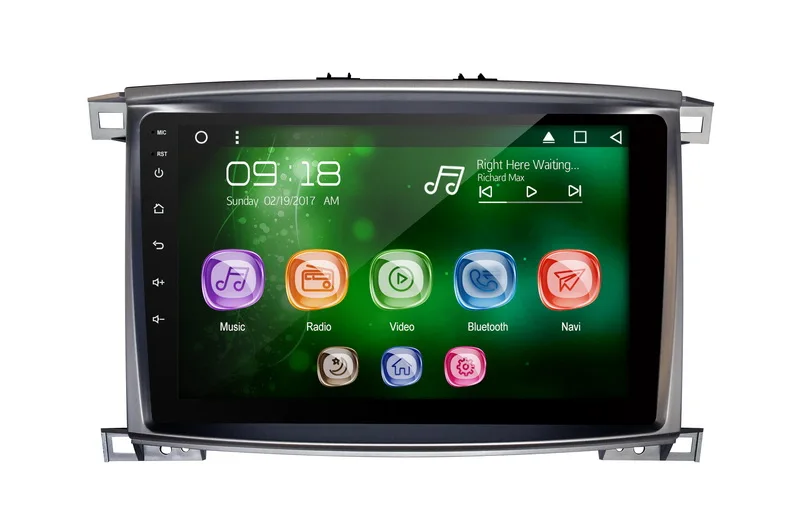 

Allways 9" IPS Screen Android 9.0 Octa-core Ram 2GB Rom 32GB Car Multimedia for Toyota Land Cruser / LC100 2013 with 2.5D touch