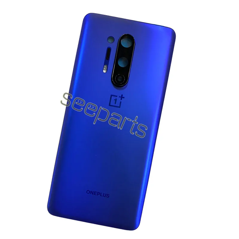

Original Glass For OnePlus 8 Pro Back Battery Cover Door Rear Glass For Oneplus 8 Battery Cover 1+8 Pro Housing Case With Lens