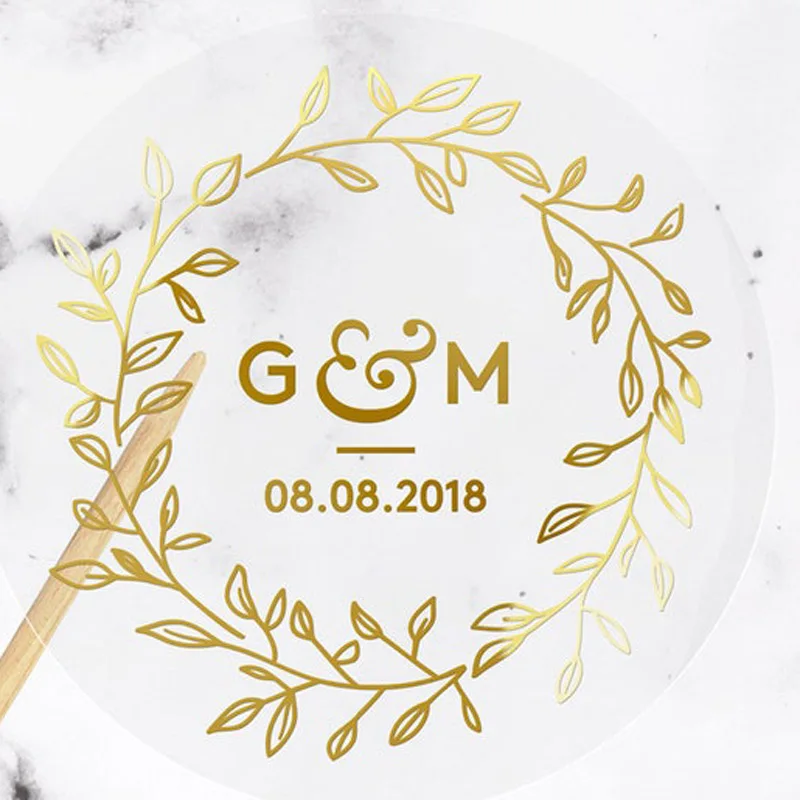 100 шт./лот наклейки с логотипом на заказ золотой серебряной или розовой фольгой