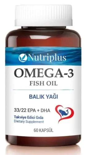 

Farmasi Nutriplus Omega-3 Fish Oil-60 Capsules 420402234