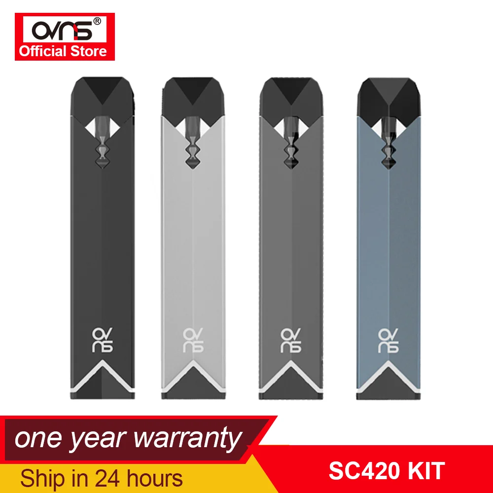 Горячая Распродажа оригинальный OVNS SC420 Vape Pod ручка комплект 1 мл картридж