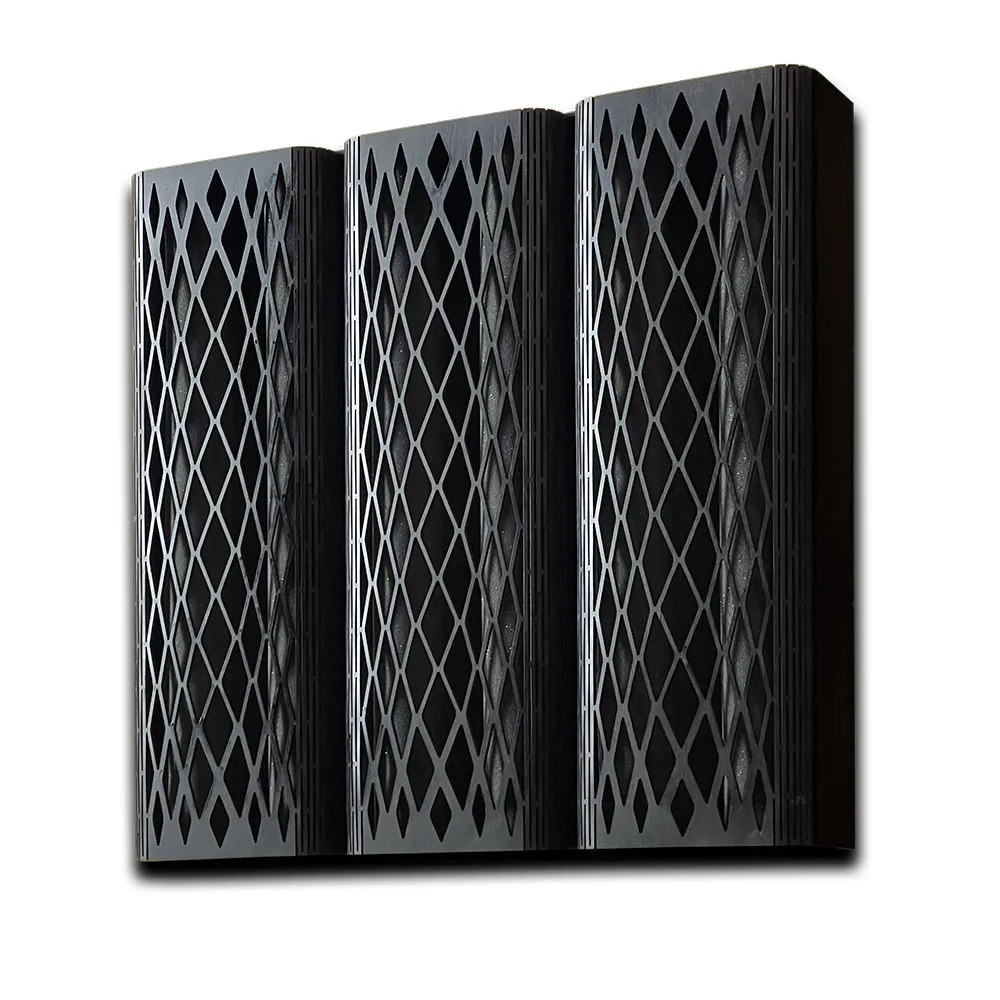 Panel ac&uacute;stico "Diamond" Basstrap absorbente, para grabaci&oacute;n de estudio de m&uacute;sica, organiza espuma insonorizada y difusor de pared reflectante de madera-2