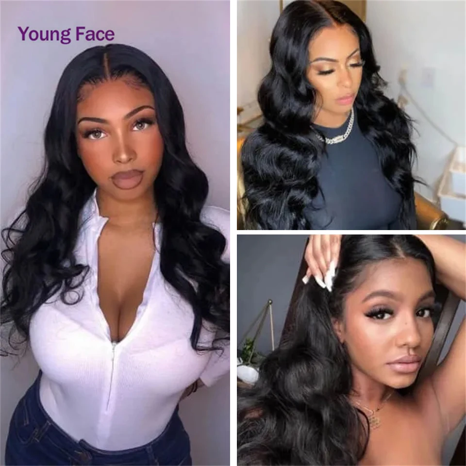 

Brazilian Hair Wig Body Wave Lace Front Wigs 13x4 13x6 HD Transparent Lace Frontal Wig Loose Water Wave Wigs For Black Women