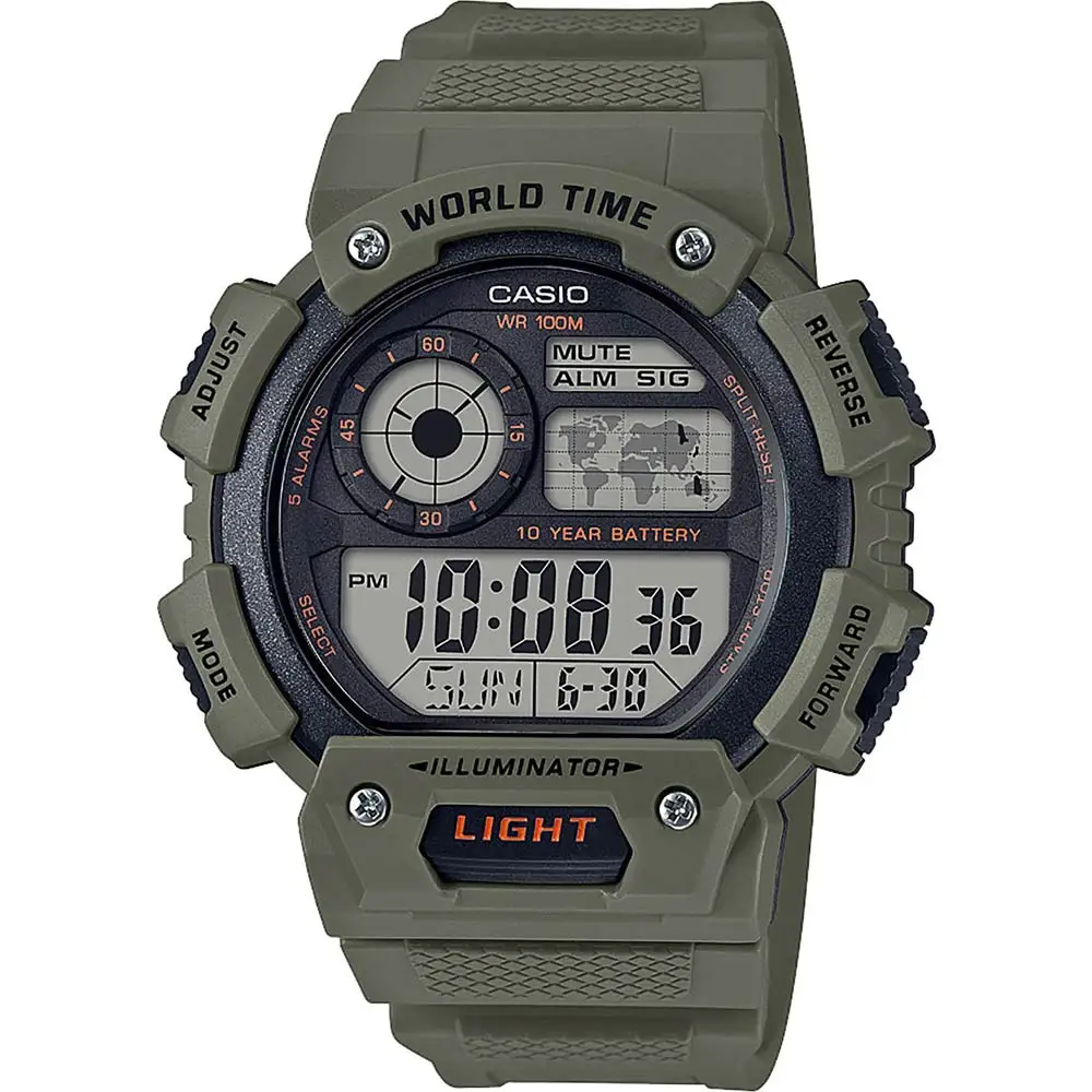 Наручные часы Casio AE 1400WH 3AVEF мужские цифровые|Мужские электронные часы| |