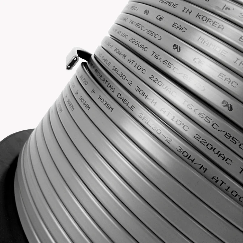 Греющий кабель EASTEC SRL 16 2 саморегулирующийся без оплетки для обогрева труб