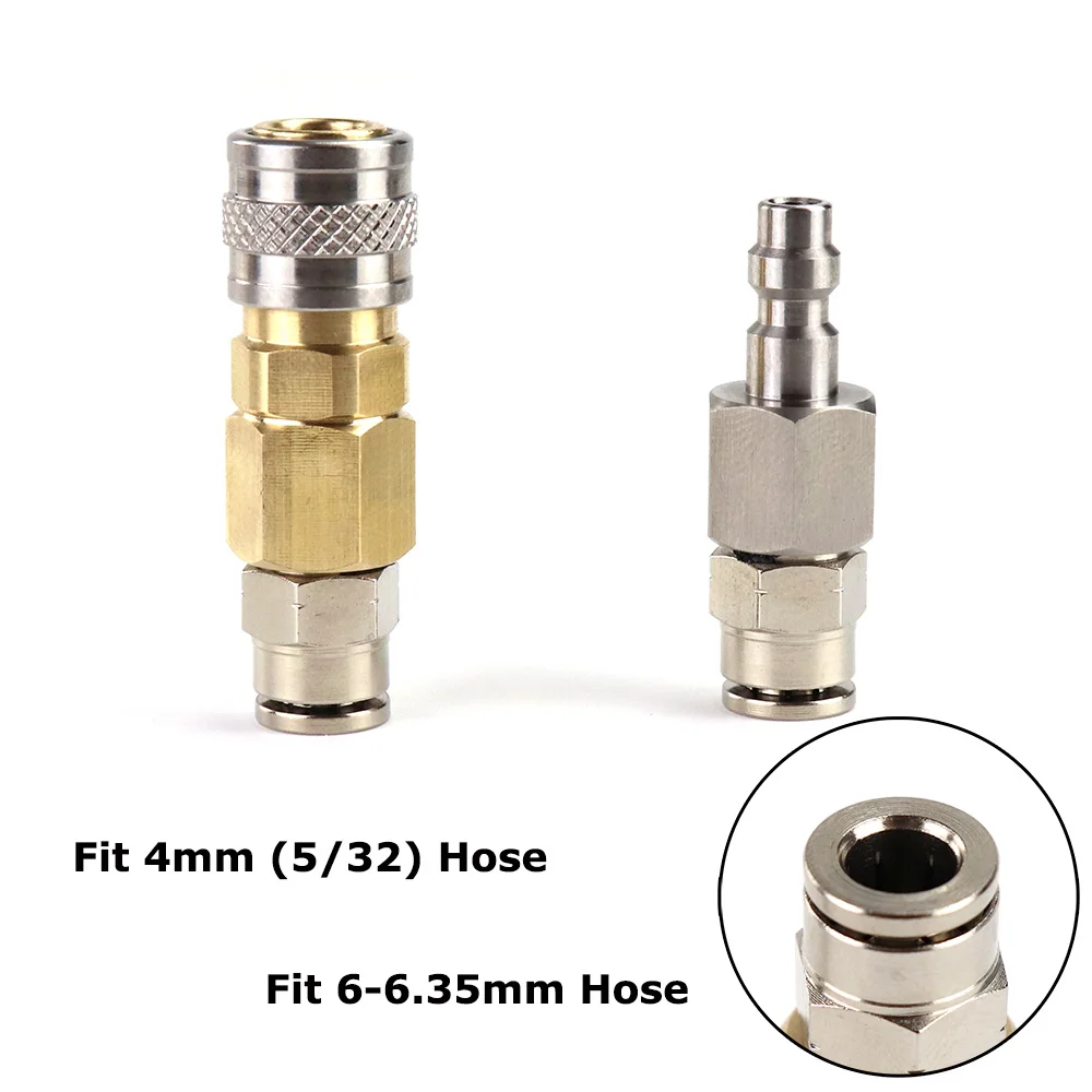 Фото Новинка, Airsoft HPA (US)2302 23-2 Фостер, быстрое отключение QD с нажимным фитингом для трубы 6 мм-6,35 мм шланга №1