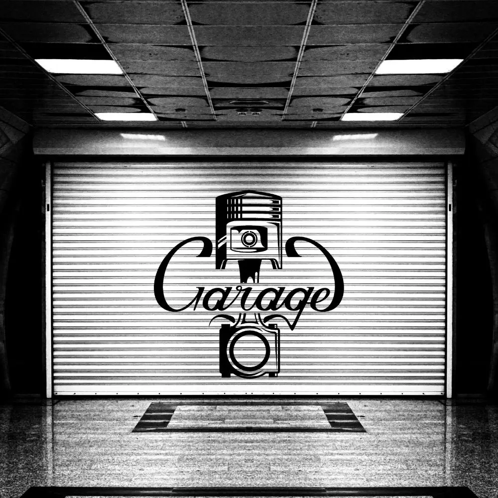 

Retro Style Garage Repair Wall Sticker Decal Wedding Sticker Garage Auto Repair Shop Wall Art Decoration A00954
