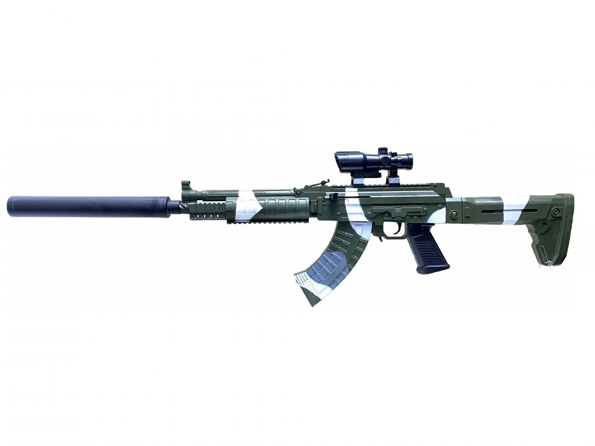 Автомат GALIL AR ARMY с глушителем пластиковая большая игрушка | Игрушки и хобби