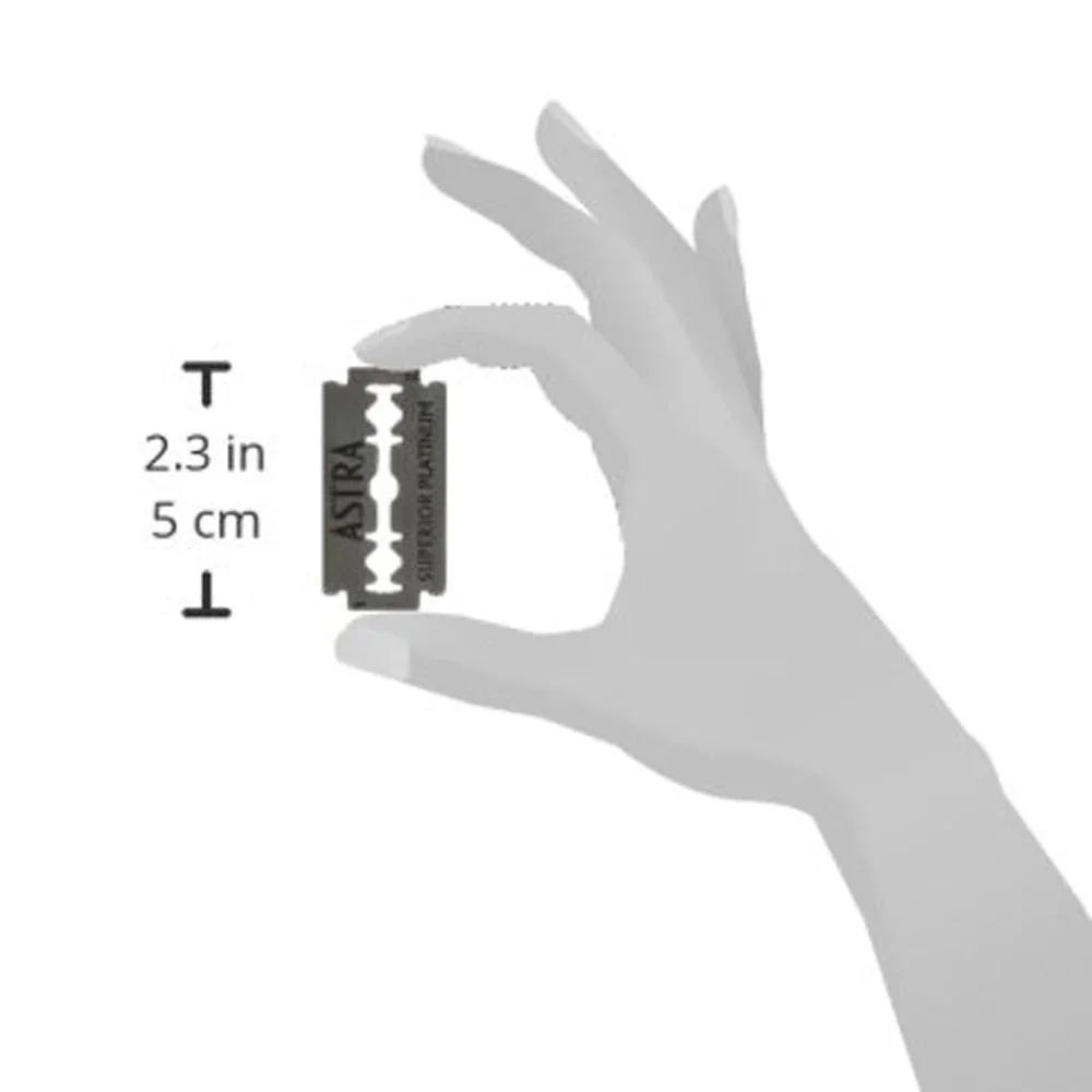 Лезвия для бритья Astra 100 шт. классические лезвия с двойным лезвием мужчин уход за