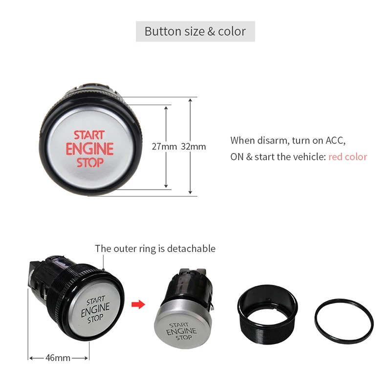 Стартовый модуль двигателя EASYGUARD с дистанционным запуском и остановкой для