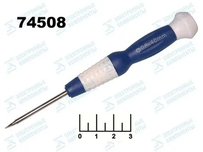 ОТВЕРТКА 0.8*40ММ ПЯТИГРАННАЯ * YAXUN 740/YX-217C |
