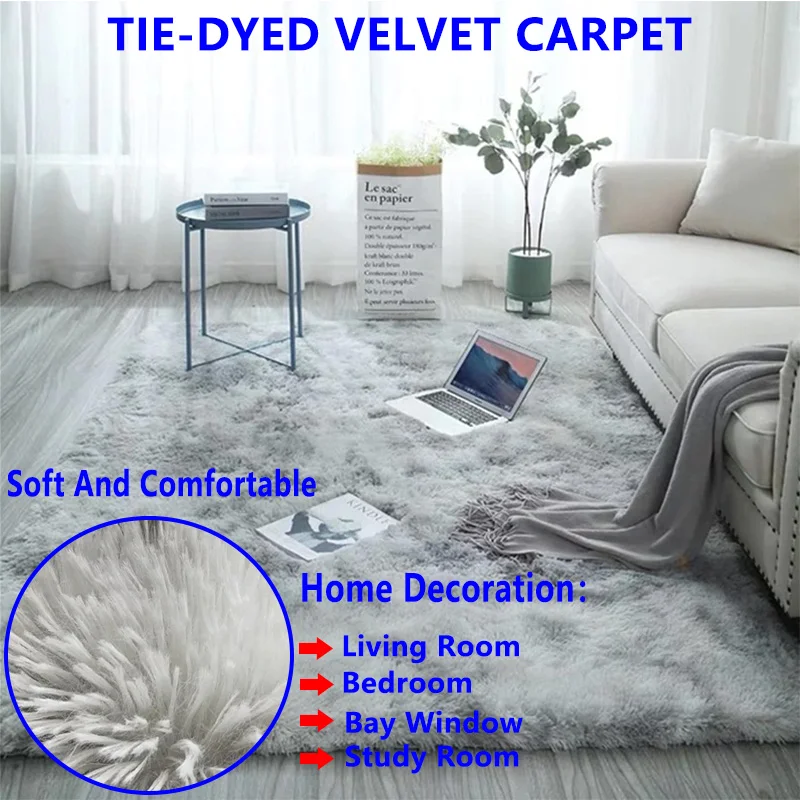 Мягкий ковер плюшевые напольные коврики с завязкой домашний коврик для гостиной