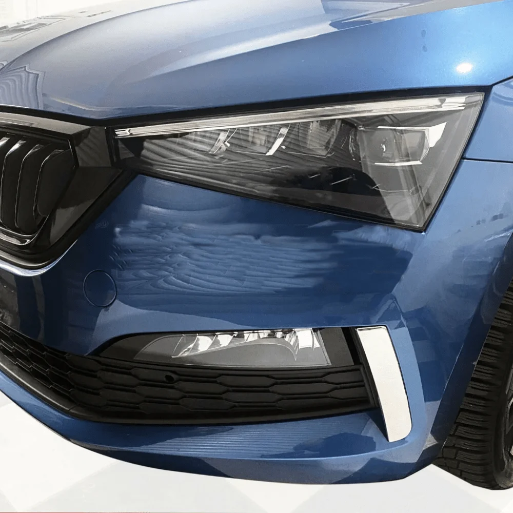 Противотуманные фары из нержавеющей стали для Skoda Scala 2 шт. внешний аксессуар 2019