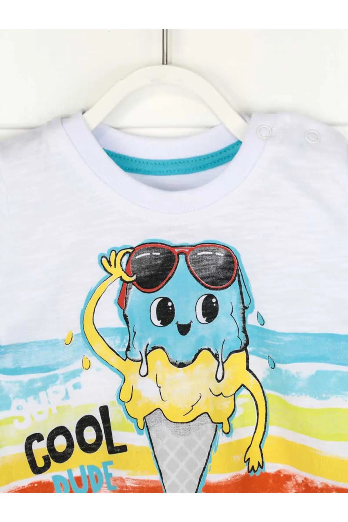 Blue Summer Male Baby Shorts Suit |