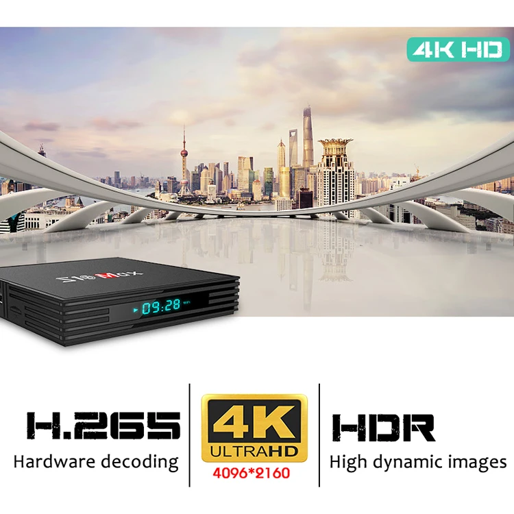 S10 max Android 9,0 tv Box Amlogic S905X2 4 Гб 64 Гб 1080P 4K 2,4+ 5g wifi Google Store Netflix Youtube 4 ГБ 32 ГБ телеприставка IP tv