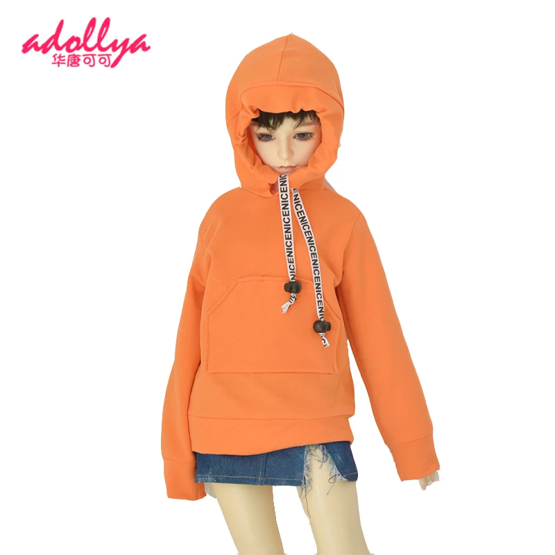 

1/3 1/4 1/6 BJD SD кукла одежда модная оранжевая веревка Кепка Толстовка DIY аксессуары для куклы пальто Одежда для девочек Игрушка Одежда для кукол
