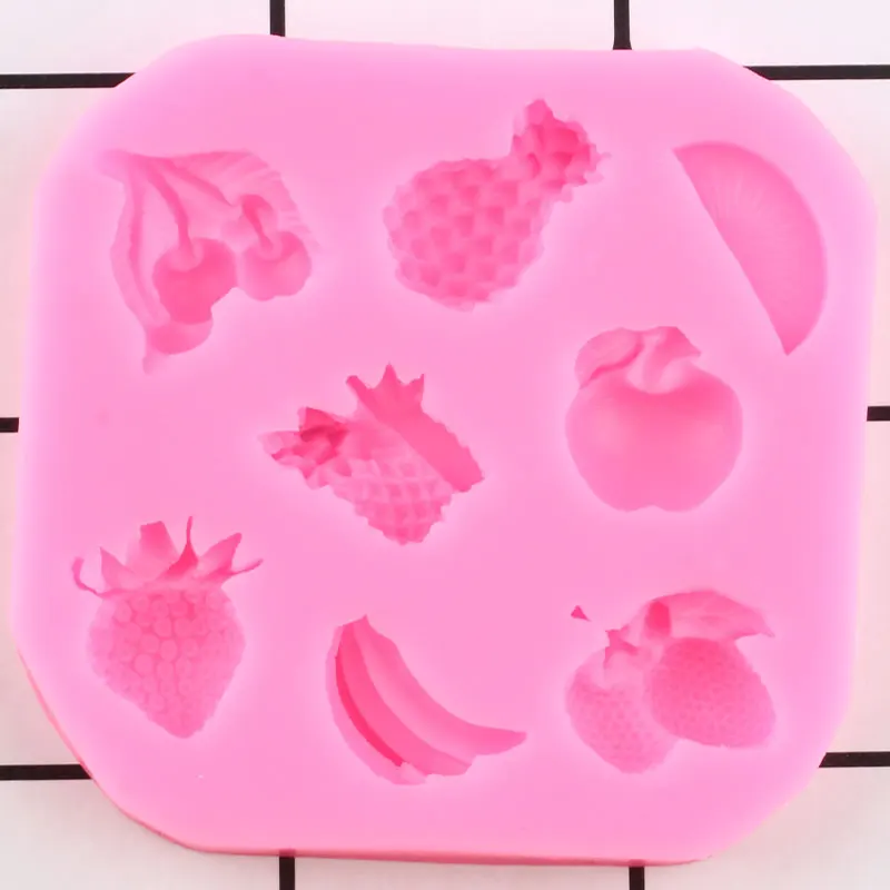 Силиконовая форма для фруктов яблоко ананас инструменты украшения тортов из