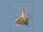 2021 вышивка на заказ, вышивка крестиком с изображением маяков на скале, пейзажа из 100% хлопка, бесплатная доставка для украшения стен