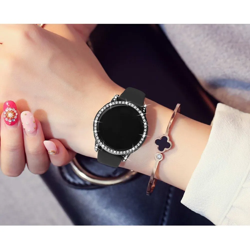 Блестящий чехол для Samsung galaxy watch Active cover Diamond TUP защита экрана бампер Защита от