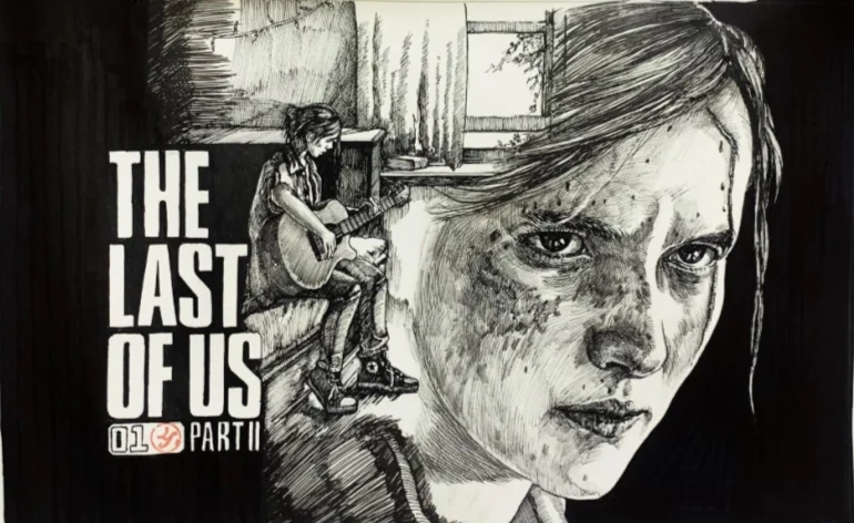 

The Last Of US Part 2 Ellie Fine Art Print Wooden Photo Online Home Decor Art Mini Pictures Frames