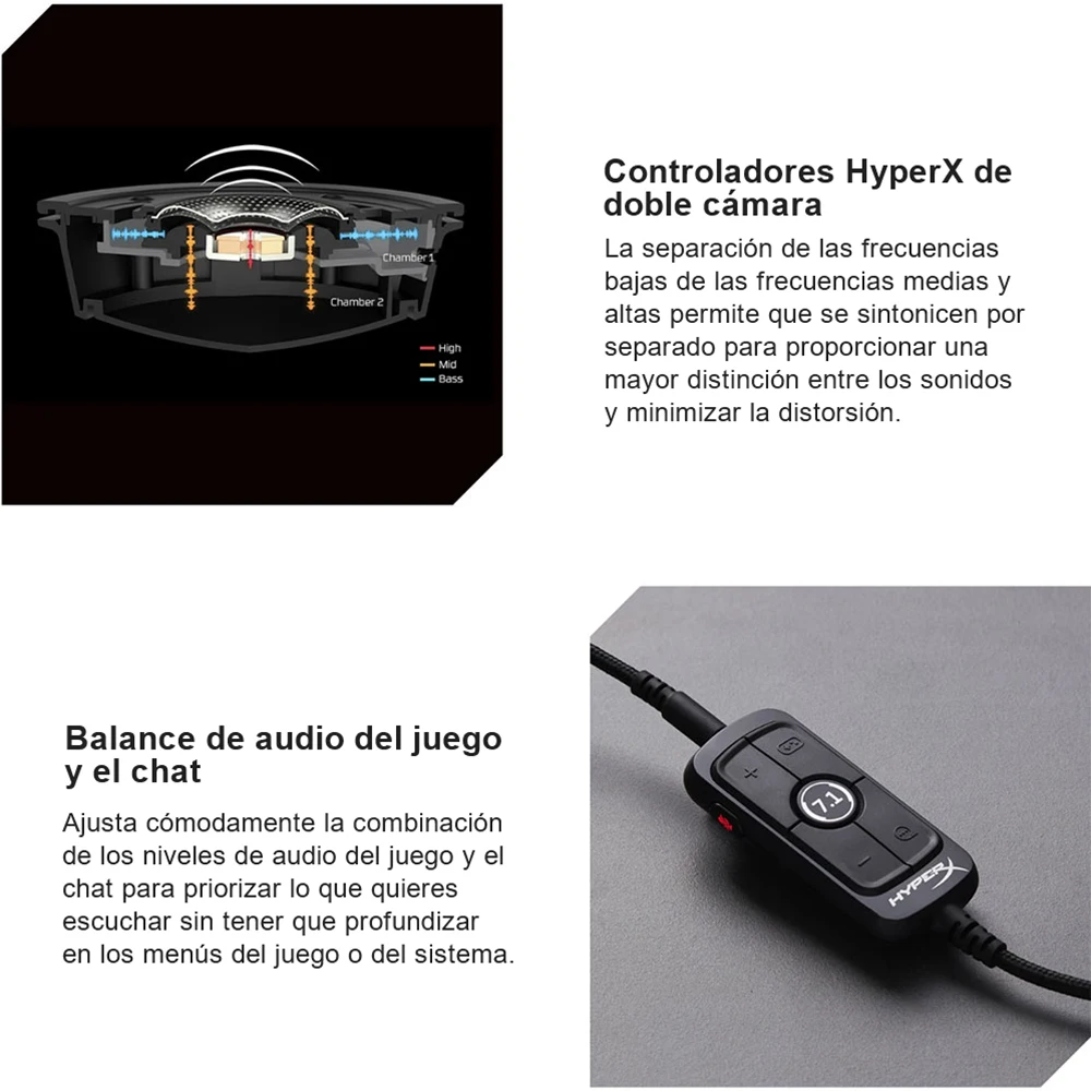 HyperX Cloud Alpha S игровая Проводная гарнитура Virtual 7 1 с объемным звуком