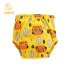 Милые детские подгузники для новорожденных, моющиеся тканевые подгузники, многоразовые тренировочные штаны трусы для малышей, детские подгузники, трусики для подгузников