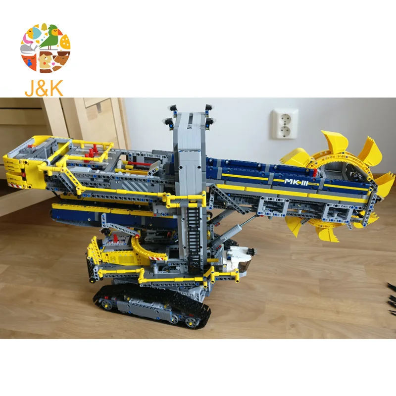 42055 3929 шт. серия Technic ковшовый колесный экскаватор строительные блоки кирпичи