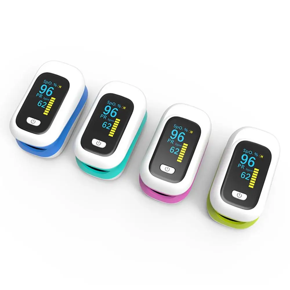 

YK-80C Blood Oxygen Saturation Monitor LED Screen Finger Pulse Oxygen Meter Portable Finger Clip Pulse Oximeter