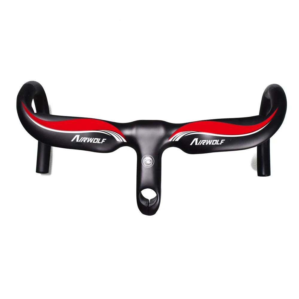 Airwolf углеродный Интегрированный руль UD черный для шоссейного велосипеда матовый