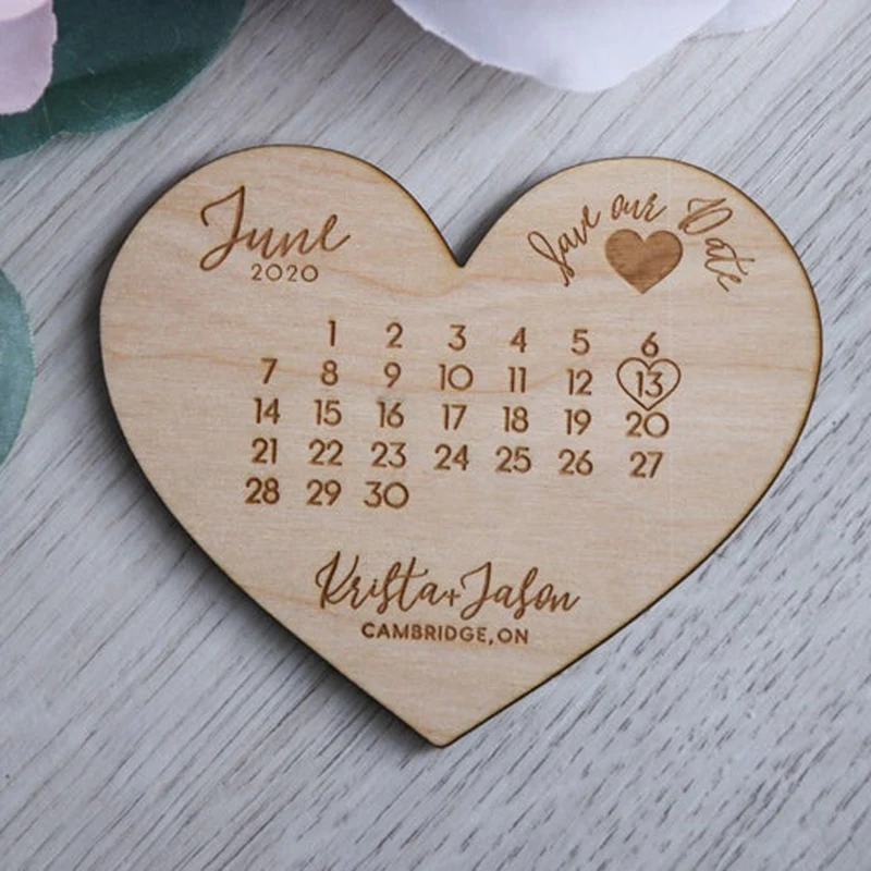 Свадебные сувениры свадебные подарки с гравировкой календаря для гостей
