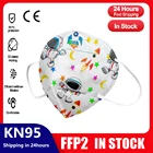 Ffp2mask Детские маски FFP2 KN95 маски для лица 3-10 лет детские защитные маски Ffp2 маски 1020304050 шт.