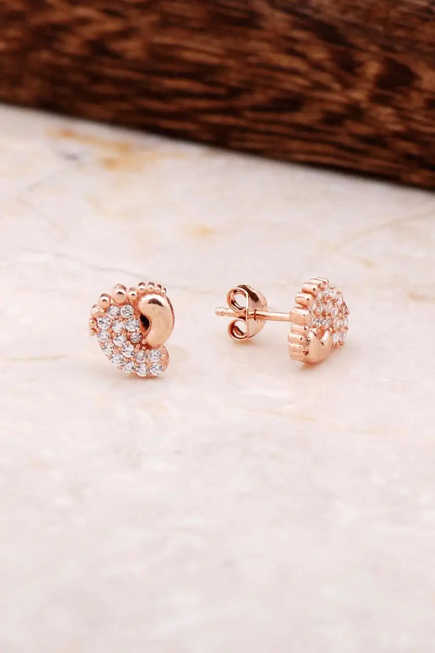 

First Step Rose Silver Earring 4791 High Quality Hand Made Original Filigree Silver Jewellery Gift for Women