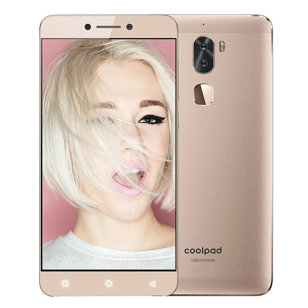 Золотой Coolpad Cool 1 мобильный телефон 5,5 дюймов FHD дисплей Восьмиядерный 4 Гб ОЗУ 32 Гб ПЗУ двойной 13 МП 8 Мп отпечаток пальца 4000 мАч смартфон - Цвет: Золотой