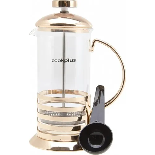 

Кофейные зерна Cookplus, французский пресс, бронзовый линейный 350 мл