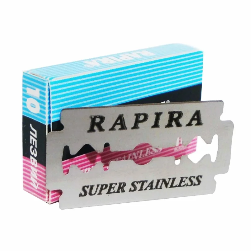 Лезвия для бритвы RAPIRA Super из нержавеющей стали с двойным лезвием от AliExpress WW