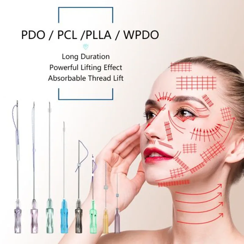 

Best Seller Korea pdo pcl multi thread L Cannula PDO thread for Forehead/nose/Nasolabial Folds (21G38/50mm)