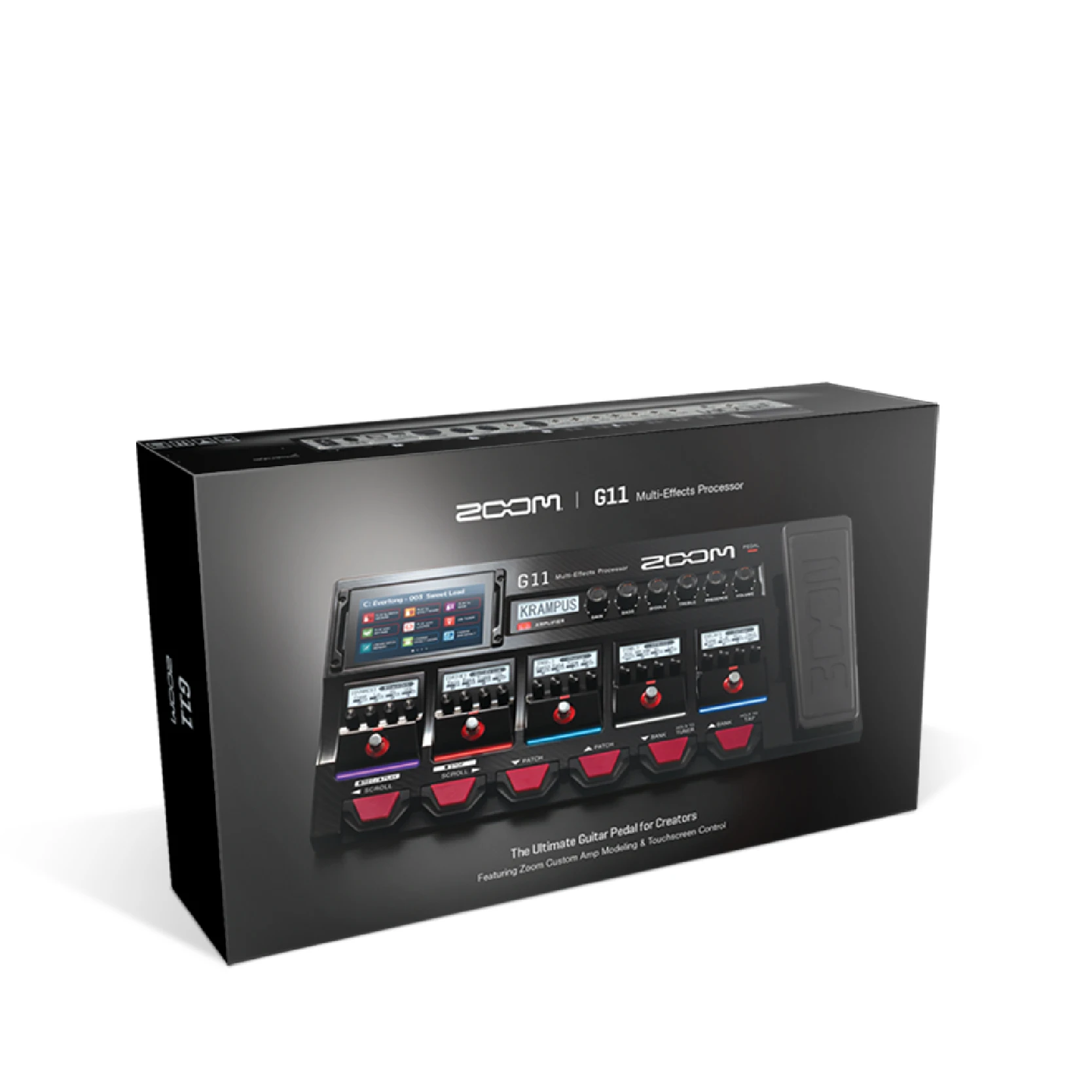 Многофункциональный процессор для гитары Zoom G11 с педалью выражений сенсорным