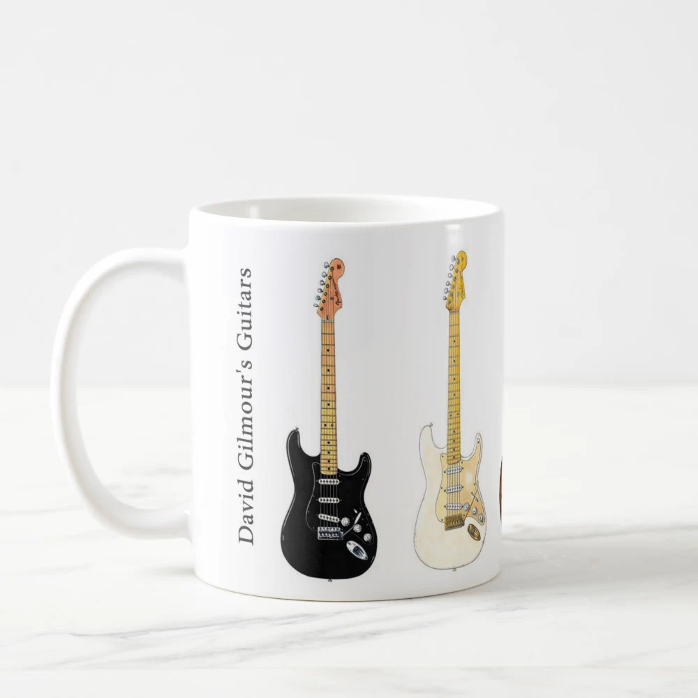 David Gilmour кружка Black Strat кофейная 11oz гитара рок кружка|Кружки| |