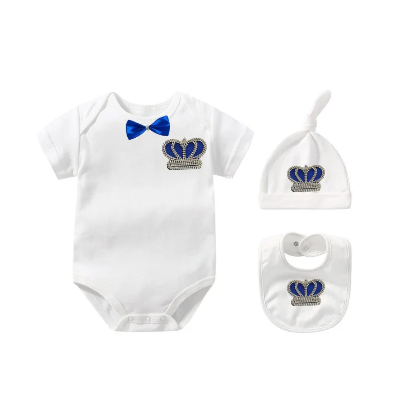 MIYOCAR светло голубой чехол с блестящей короной и стразы комплект летней одежды