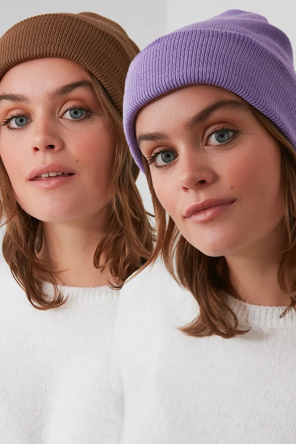 Берет сиреневый с верблюдом 2 фута |