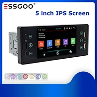 essgoo car radio bluetooth mp5 player 1 din ips screen autoradio stereo fm radios for vw nissan toyota support rear view camera